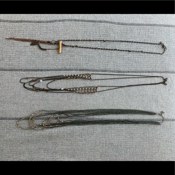 Set of 3 Buckle Necklaces Bundle - Picture 2 of 5